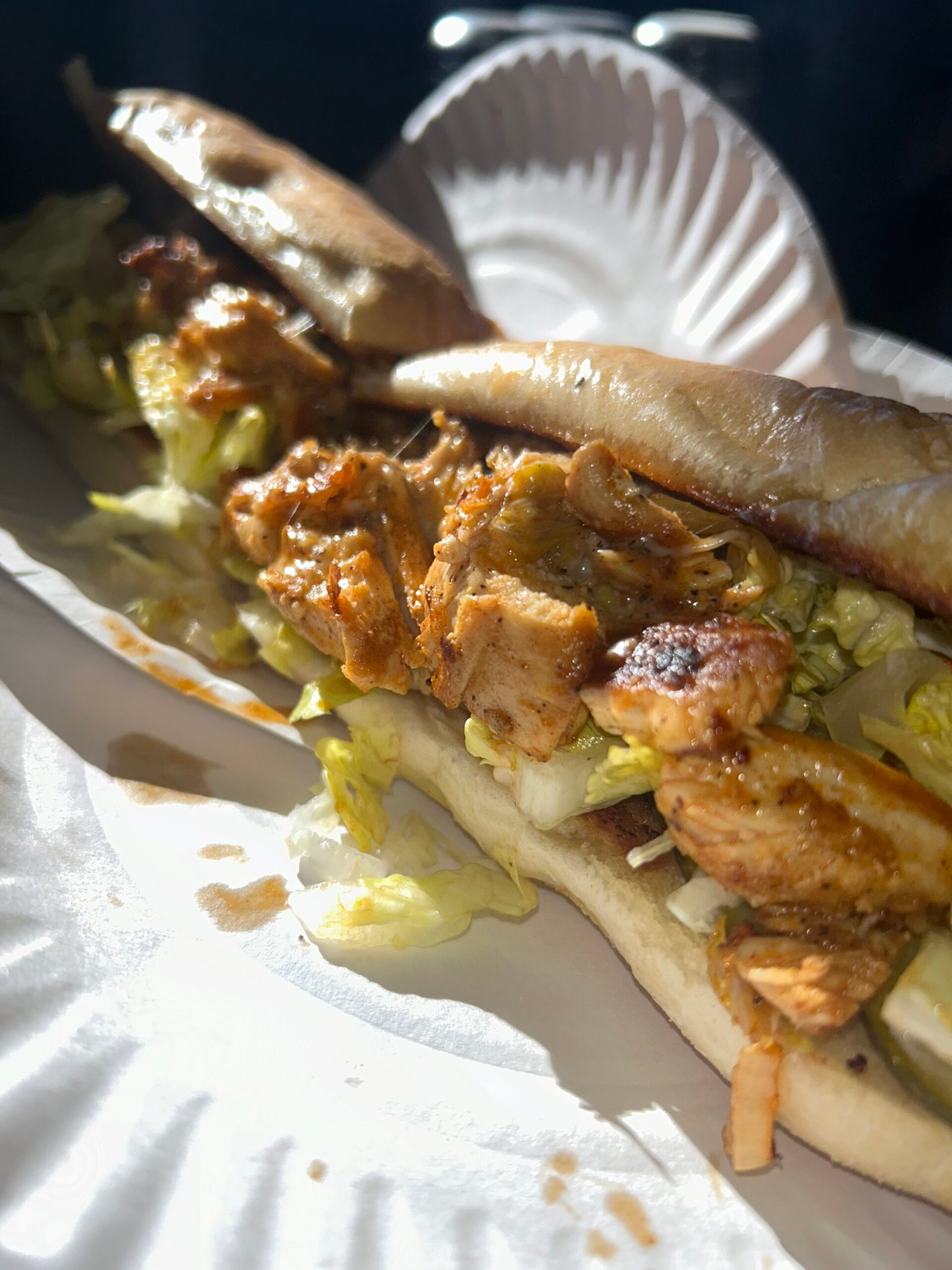 Grilled Chicken Cheese Steak