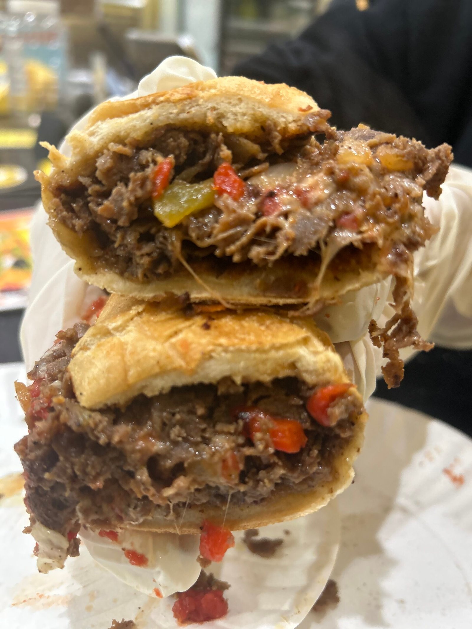 Italian Parmigiana Beef Cheese Steak